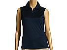 Tricouri femei Adidas - ClimaCool&#174  Sleeveless Mesh-Rib Polo Shirt - Navy