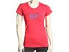 Tricouri femei Nike - Dri-Fit Cotton Graphic Tee - Aster Pink (Italy Blue)