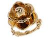 Diverse femei Disney Couture - The Princess & The Frog Lotus Flower Ring - Gold Size 6