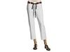 Pantaloni femei DKNY - Cropped Pant w/ Embroidery - Classic White