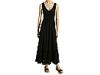 Rochii femei Free People - Antiqued Gypsy Maxi Dress - Black