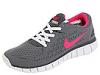 Adidasi femei Nike - Free Run+ - Dark Grey/Vivid Pink-Cool Grey-White