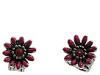 Diverse femei Lucky Brand - Summer Enameled Flower Stud Earrings - Fuchsia