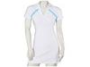 Rochii femei Nike - Refined Border Dress - White/Blue Chill/(Blue Chill)