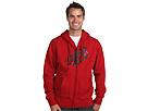 Bluze barbati Fox - Point To Fence Zip Front Fleece Hoodie - Red