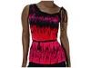 Tricouri femei Phat Farm - Shirred Asymmetrical Top w/Spaghetti Straps - D2A00137 - Wild Ruby Tie Dye