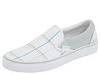 Adidasi barbati Vans - Classic Slip-On - (TM Plaid 09) True White/Blue Moon