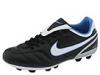 Adidasi femei Nike - Tiempo Natural II VT - Black/White/Dark Crystal Blue/Metallic Silver