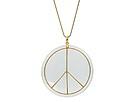 Diverse femei Andrew Hamilton - Peace Sign Necklace Gold - Gold