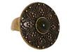 Diverse femei Carolee - Runway Military Ornate Cast Ring - Gold/Brown Antique