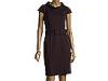 Rochii femei Calvin Klein (CK) - Cap Sleeve Pleated Dress - Taupe