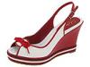 Sandale femei Cole Haan - Air Ricki Sandal - White Canvas/Cherry