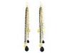 Diverse femei Michelle Roy Designs - Tassel Chain Earring - Black Brass