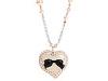 Diverse femei Tarina Tarantino  - Tuxedo Lingerie Puff Heart Necklace - Nude