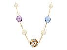 Diverse femei Carolee - High Gloss Beaded Illusion Necklace - Multi Gold
