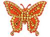 Diverse femei Tarina Tarantino  - Crystallized Electric Butterfly Stretch Ring - Orange