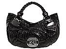 Genti de mana femei Guess - Luster Small Crescent Tote - Black