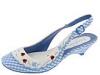 Pantofi femei Irregular Choice - Lady Bug 3076-2 C - Blue And White Gingham