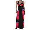Rochii femei Phat Farm - Contrast Maxi Dress - D2G00071 - Wild Ruby Tie Dye