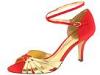 Sandale femei Enzo Angiolini - Gemstone - Medium Red/Gold Satin