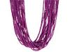 Diverse femei chan luu - seed bead necklace - fuschia