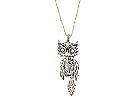 Diverse femei Lucky Brand - Austin City Limits- Small Shaky Owl Necklace - Silver