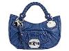 Genti de mana femei Guess - Luster Small Crescent Tote - Blue