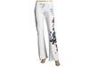 Pantaloni femei Ed Hardy - Dragon & Petals Drawstring Pants - White