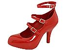 Pantofi femei Vivienne Westwood - Anglomania + Melissa 3 Straps Elevated - Red