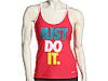 Tricouri femei Nike - Just Do It Keyhole Long Bra - Aster Pink/White/(White)