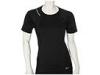Tricouri femei Nike - Updated Short-Sleeve Reflective Base Layer - Black/Black/(White)