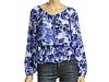 Bluze femei Michael Kors - Palazzo L/S Cinch Waist Top - Azure