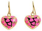Diverse femei Andrew Hamilton Crawford - Heart Overlay Earrings - Pink/Gold