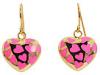 Diverse femei Andrew Hamilton Crawford - Heart Overlay Earrings - Pink/Gold