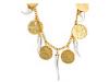 Diverse femei kenneth jay lane - fist pump necklace - satin gold/clear