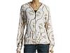 Bluze femei Puma Lifestyle - Printed Full Zip Jacket - Whisper White