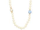 Diverse femei Carolee - High Gloss Pearl and Crystal Rope Necklace - Multi Gold