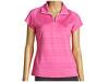 Tricouri femei Adidas - ClimaCool&#174  Textured Color Block Polo Shirt - Pinky/Black