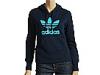 Hanorace femei Adidas Originals - Trefoil Hoodie - Dark Indigo/Light Aqua