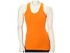 Tricouri femei Nike - Dri-Fit Rib Tank - Mandarin/(Matte Silver)