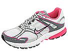 Adidasi femei Nike - Zoom Structure Triax+ 13 - White/Pink Flash-Cool Grey-Metallic Silver
