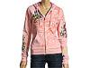 Jachete femei Ed Hardy - Panther & Roses Multiprint Hoodie - Light Pink