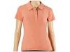 Tricouri femei Birdy & Grace - Crystal Sport Stripe Polo Shirt - Salmon