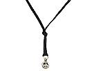 Diverse femei King Baby Studio - Button Leather Necklace - Black/Peace