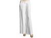 Pantaloni femei Michael Kors - Washed Linen Wideleg - White