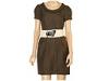 Rochii femei ali ro - rolled neck belted mini dress -