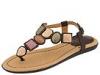 Sandale femei Frye - Dani Jeweled T Strap - Dark Brown