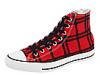 Adidasi femei Converse - Chuck Taylor&#174  All Star&#174  Scribble Plaid Hi - Varsity Red/Black