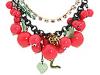 Diverse femei Betsey Johnson - Betsey\'s Picnic Berry Necklace - Pink Multi