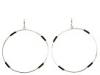 Diverse femei Jules Smith - Life Saver Hoops - Silver And Black